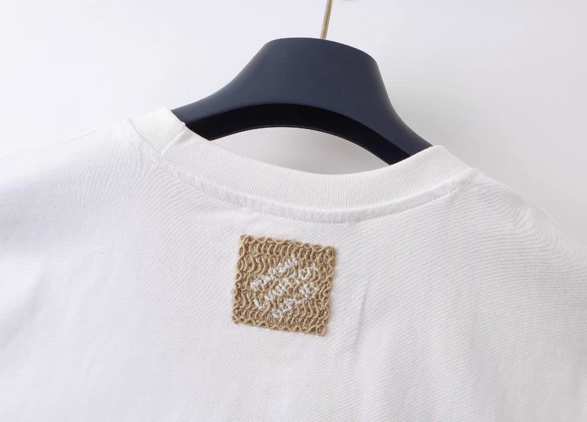 New Letter Embroidery T-Shirt