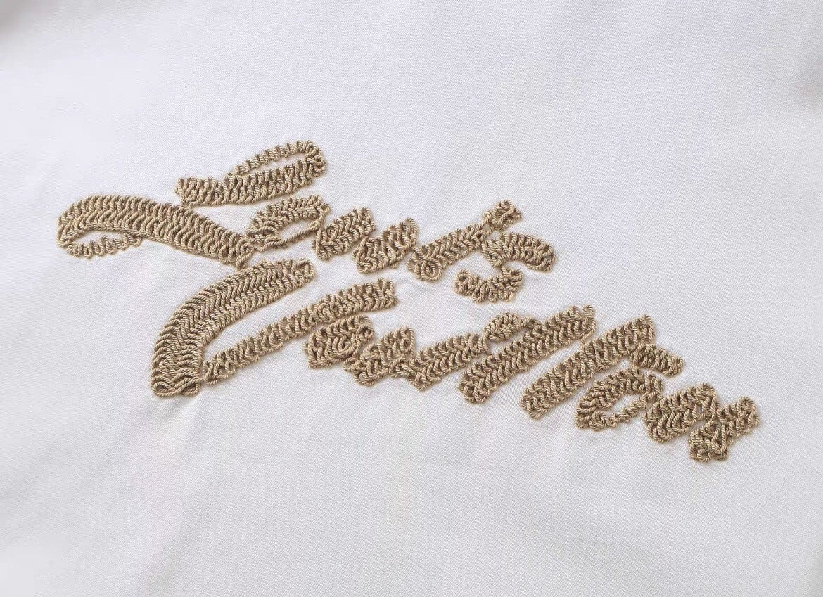 New Letter Embroidery T-Shirt